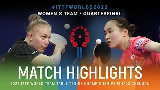 Highlights | Ema Labosova (SVK) vs Mima Ito (JPN) | WT QF | #ITTFWorlds2022