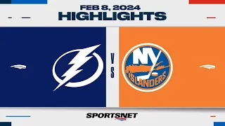 NHL Highlights | Lightning vs. Islanders - February 8, 2024