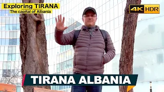 Tirana, Albania - Walking Tour Vlog - Rruga e Dibrës - Qendër, Tiranë Shqipëri [4K HDR]