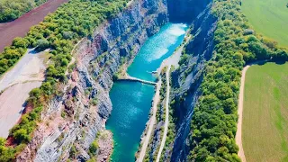 4K Drone l Lom Velká Amerika - Czech Republic