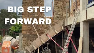 Building Steps to the Stone House (Artichokes for Dinner)