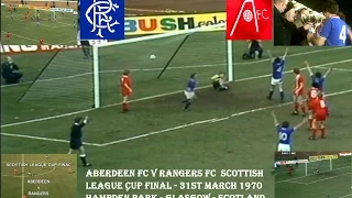 ABERDEEN FC V RANGERS FC - 1-2 - SCOTTISH LEAGUE CUP FINAL - HAMPDEN - GLASGOW - 31ST MARCH 1979