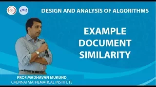 Example: Document similarity