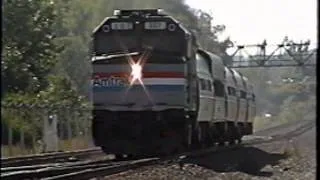 Amtrak F40 207 with PERFECT old casting P5A horn - 1999