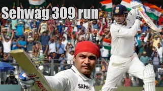 Virendra Sehwag 309 run || Indias First Triple Century || India vs Pakistan | Cricket Tainment