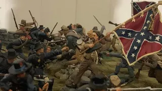 size comparison of 1/30 scale miniatures. W.britain, King & Country, John Jenkins, First legion