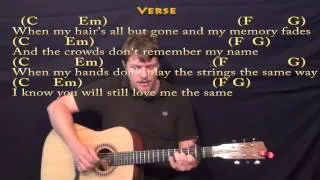 Thinking Out Loud (Ed Sheeran) Fingerstyle Guitar Cover Lesson with Chords/Lyrics
