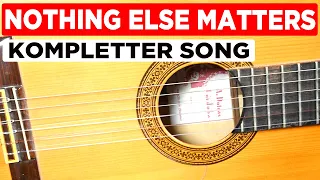 Gitarren Tutorial - Nothing else matters - KOMPLETTER SONG