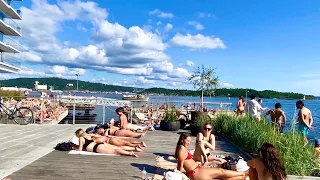 HOT HOT BEACH WALK 🔥🔥 OSLO NORWAY SUMMER  #osloelsa67