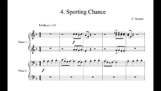 C. Norton - 4. Sporting Chance - Microjazz Piano duets collection 2 for piano four hands
