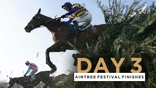 ALL RACE FINISHES FROM RANDOX GRAND NATIONAL DAY AT AINTREE RACECOURSE