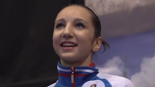 2015 ISU Junior Grand Prix Bratislava Ladies Short Program Polina TSURSKAYA RUS