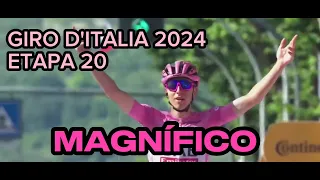 🛑GIRO DE ITALIA 2024 ETAPA 20❤️️ EL FUTURO CAMPEON🏆 TADEJ POGACAR