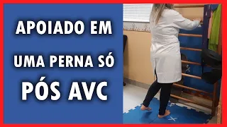 COMO FICAR DE PÉ APOIADO EM UMA PERNA SÓ PÓS AVC - Ludmila Toni