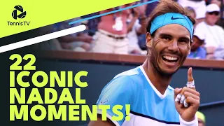 22 ICONIC RAFA NADAL ATP MOMENTS! 🇪🇸