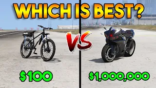 GTA 5 ONLINE : CHEAPEST POLICE BIKE VS MOST EXPENSIVE POLICE BIKE (WHICH IS BEST?)