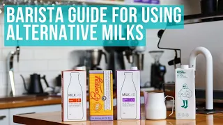 Frothing tips for using Alternative Milks in Coffee