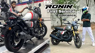 TVS Ronin 225 First Service, Ronin First Service Cost! Full Detailed Information & My Experience