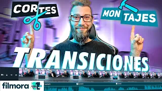 ✅ Domina la magia del montaje (cortes y transiciones) en Filmora