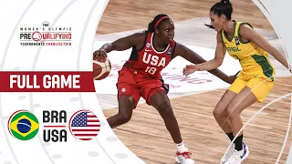 Brazil v USA - Full Game - FIBA Women's Olympic Pre-Qualifying Tournaments 2019