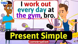 Present Simple Conversation (Practice English Conversation) Improve English Speaking Skills Everyday