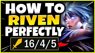 How To Win EVERY GAME as Riven in Season 12 (WHILE CAMPED) - S12 Riven TOP Gameplay Guide