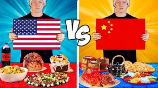 Comida Navideña Americana vs Comida De Año Nuevo Chino | ¿Dónde es más sabrosa la comida?