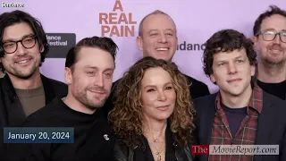 A REAL PAIN premiere Kieran Culkin, Jesse Eisenberg at Sundance Film Festival - January 20, 2024