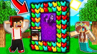 SEKRETNY POTAL ZBROI DO KTÓREGO 99.9% GRACZY NIE MA WSTĘPU W MINECRAFT?! GPLAY & LUMI