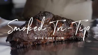 Smoked Tri-Tip | Brisket Style Chopped Beef Sandwich