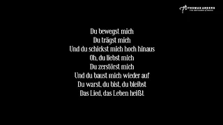 Thomas Anders - Das Lied, das Leben heißt ( Lyrics )