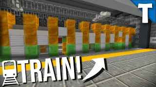 I Made a WORKING TRAIN In Minecraft Bedrock!