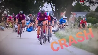 worst female cycling CRASH everrrrr Simac Ladies Tour