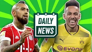 Arsenal sign Aubameyang? Vidal & Dzeko transfer to Chelsea? + transfer news ►Onefootball Daily News