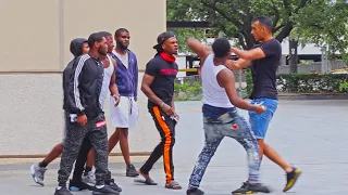 Handcuffing people prank!