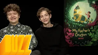 Gaten Matarazzo & Jacob Tremblay - My Father's Dragon Interview