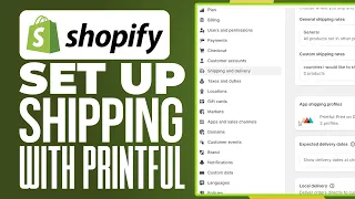 🚚 How to Set Up Shipping on Shopify with Printful 🛍️🖨️