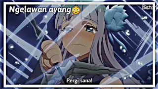 ketika lu baru tau klo lawannya ayang lu sendiri😂| jedag jedug anime