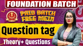 Complete Questions Tags in One Class by Ananya Mam🔥| CGL CHSL CPO STENO CDS, Bank PO-Clerk Exam 2023