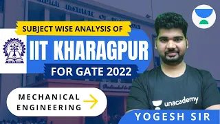 Subject Wise Analysis of IIT Kharagpur | GATE 2022 | Yogesh Tyagi