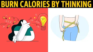 How many calories can the brain burn by thinking