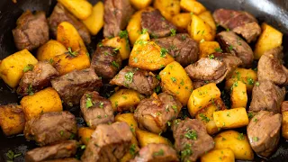 One-pan Asian Steak Bites and Potatoes