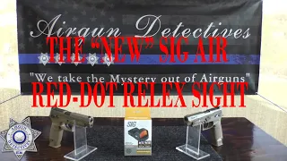 "NEW" SIG AIR Reflex Sight (Red-Dot) M17/M18 by Airgun Detectives