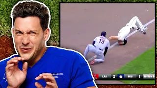 Doctor Reacts To Scary Baseball Injuries