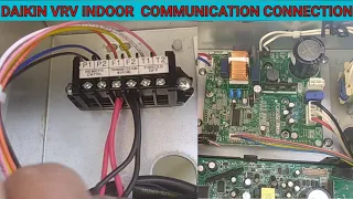 Ductable AC communication connection