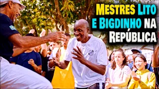 Última Roda de Capoeira na Praça da República de Abril de 2023. São Paulo Brasil Fund Mestre Ananias