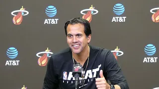 Erik Spoelstra Reflects On LeBron James Approaching Scoring Record and  Time With Miami Heat