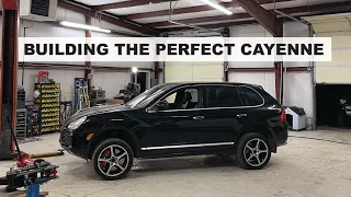 Installing a 3" lift on my Cayenne Turbo S