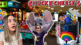 Fui A CHUCK E CHEESE Por Primera Vez|Vlog |Andie