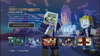 Minecraft Story Mode Season 2 HUGE PROBLEM ON PS4